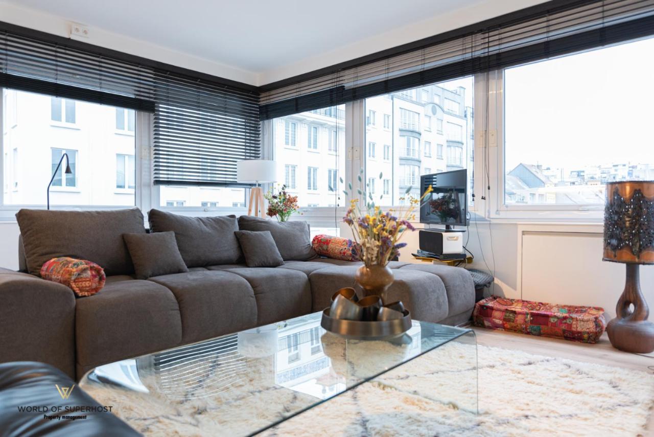 Modern Luxury Apartment With Free Parking Space In The City Center, Close To The Beach 奥斯滕德 外观 照片